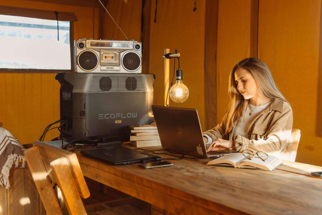 off the grid power and van life made easy with EcoFlow Delta Pro Portable Power Station