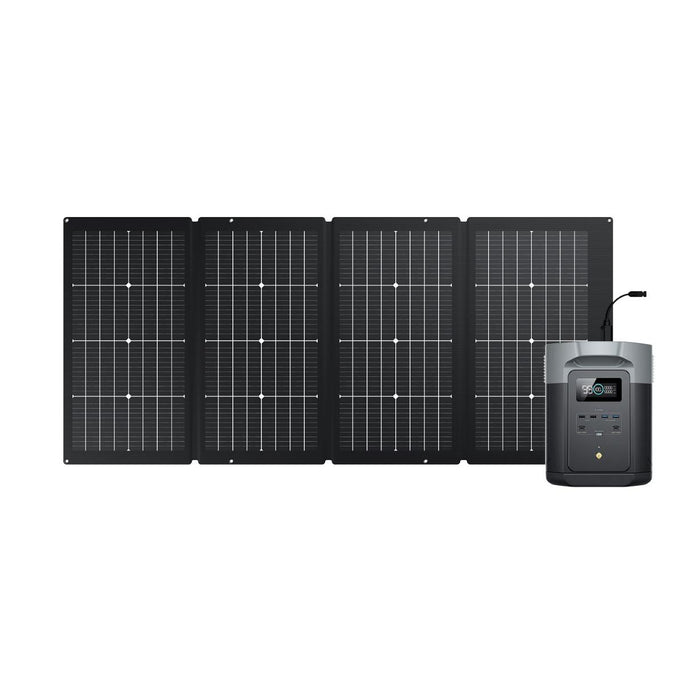 EcoFlow Delta 2 max with 220W solar panel