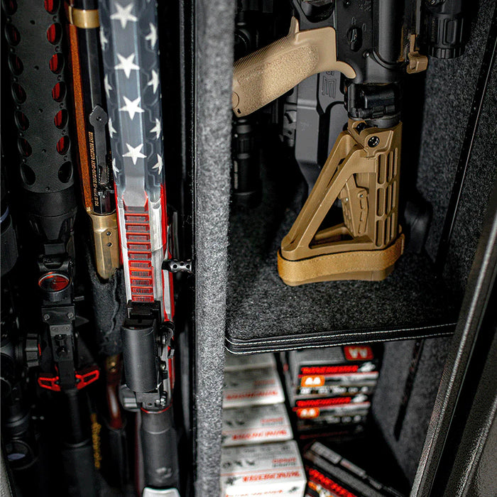 Winchester Bandit Gun Safe fully stocked interior