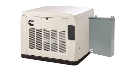 Cummins QuietConnect Home standby generator 20kW and home transfer switch