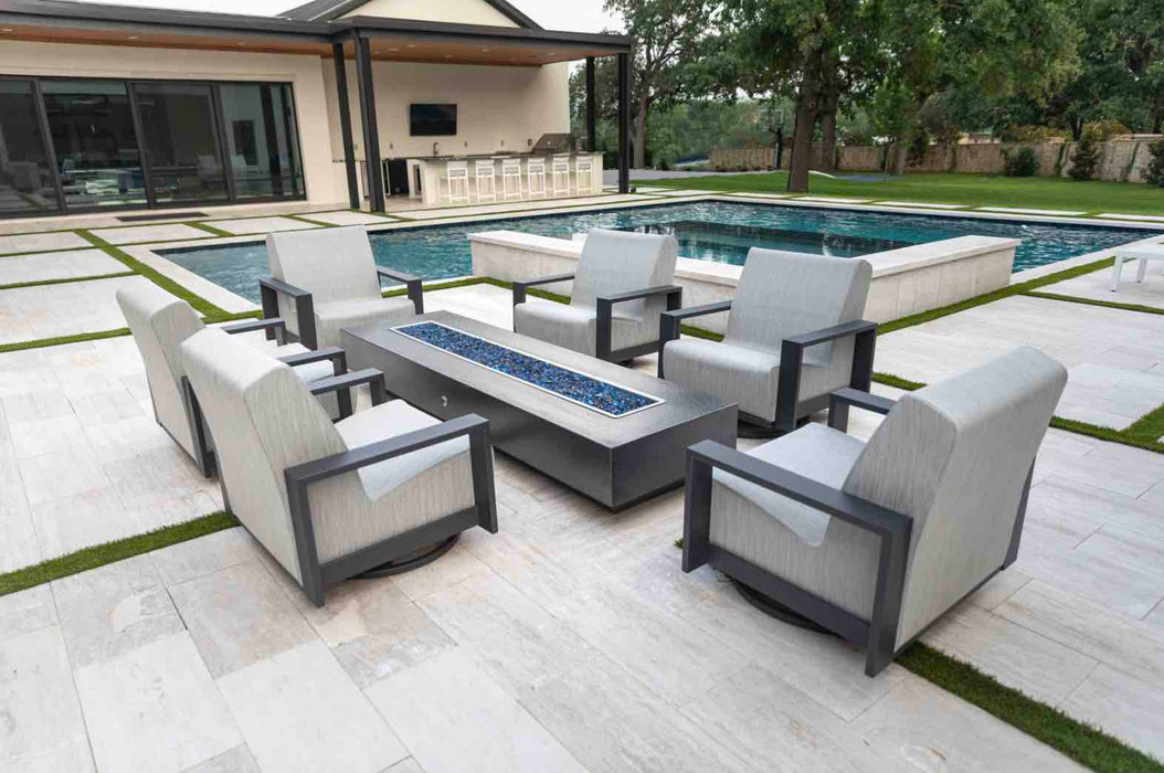 the outdoor plus coronado fire pit near pool