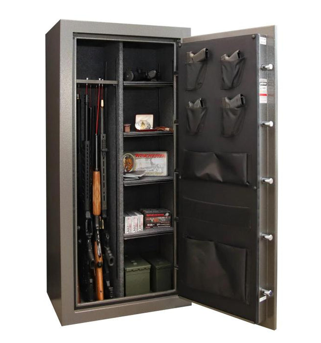 Winchester Bandit 19 Gun Safe open and fully stocked